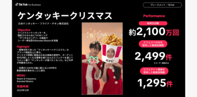 日本ケンタッキー・フライド・チキン株式会社 | ケンタッキークリスマス | 事例要約版